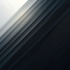 Obraz premium soft gradient of black, white, and gray with glowing abstract shapes for a minimalist banner design 