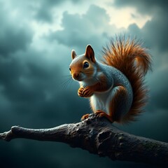 Squirrel, Tier, Funny, Animal, illustration, cartoon, animal, fox, vector, squirrel, cat, mammal, cute, drawing, nature, design, animals, wildlife, fur, wild, tail, orange, funny, fun, pet, dog, red, 