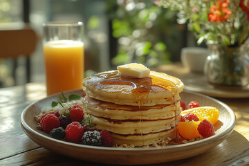 Breakfast pancakes