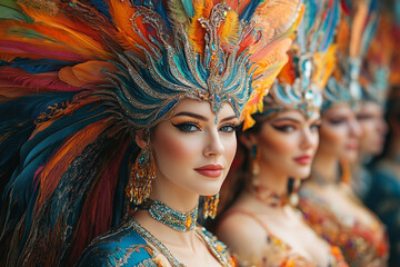 Naklejka premium City carnival