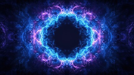 Dynamic electric energy patterns digital art abstract background vivid colors intricate designs contemporary aesthetic