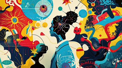 WHO campaign poster promoting awareness on global health and disease prevention initiatives