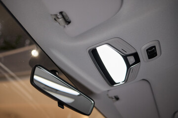 Introducing a Stylish Car Sun Visor with an Illuminated Mirror for chic design and functionality