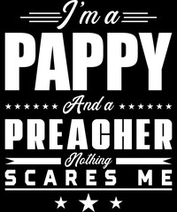 Father's Day typography t-shirt design.