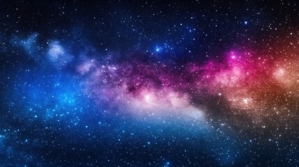 Vibrant nebula with stars and cosmic dust.