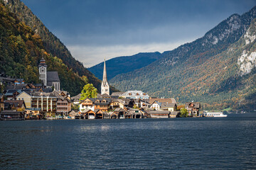 Hallstatt Blick von Lahn aus