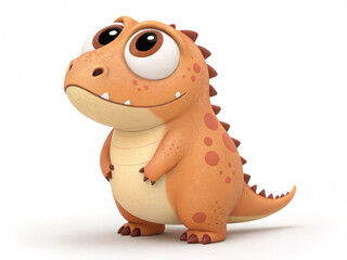 Fototapeta premium cartoon, animal, dinosaur, vector, illustration, dragon, crocodile, reptile, fun, baby, green, lizard, dino, cute, art, monster, alligator, character, funny, frog, drawing, wildlife, nature, rex, desi