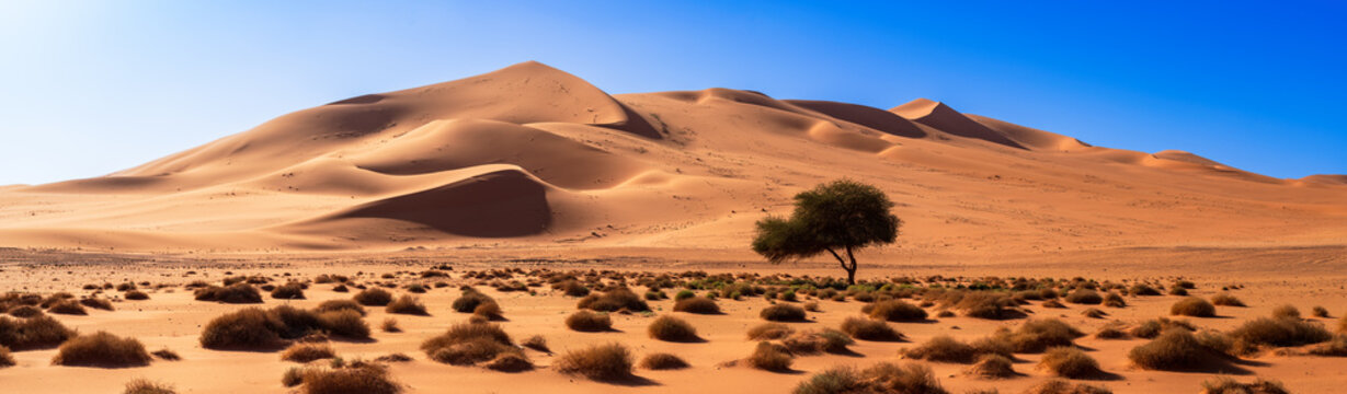 Tadrart Rouge, meaning Red Mountain, a mountain range in southeastern Algeria, part of the Algerian Desert providing massive dunes, rock formations and Martain landscapes