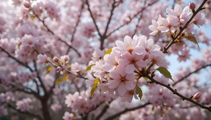 Fototapeta premium pink cherry blossom