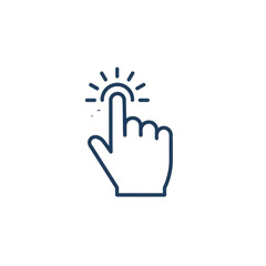 Obraz premium hand cursor icon, PNG, or cutout
