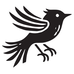 Silhouette of a palm tree on white background	