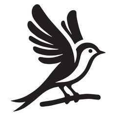 Silhouette of a palm tree on white background	