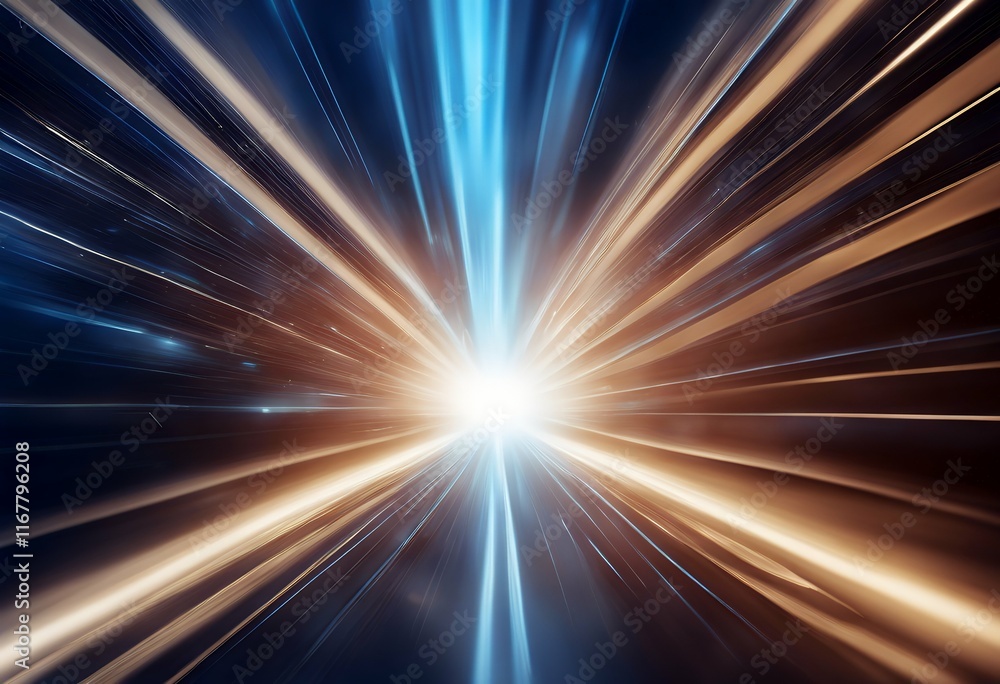 Poster stripe science concept image abstract energy rays futuristic vector technology light digital