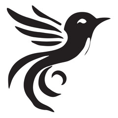 Silhouette of a palm tree on white background	