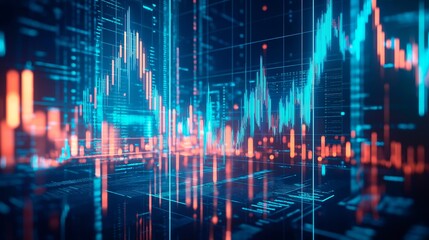 Fototapeta premium digital technology background. data concept