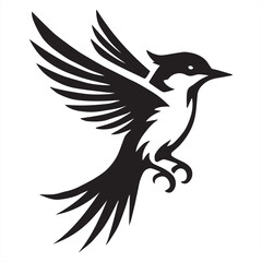 Silhouette of a palm tree on white background	