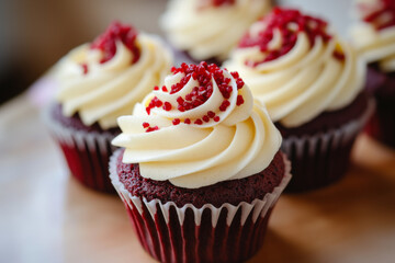 red velvet cupcakes