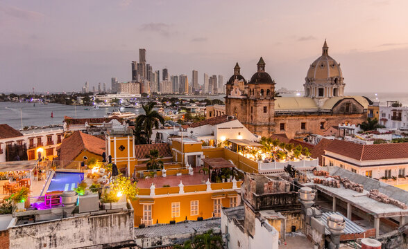 Skyline of Cartagena de Indias, Colombia