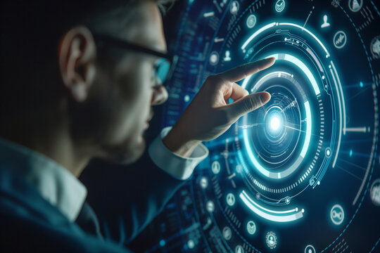 composite image of businesswoman