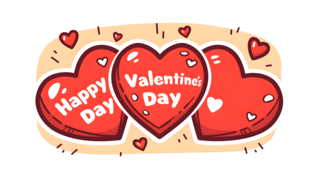 Handwritten Valentine's Day Vector Design | Cute Red Heart Illustration | Perfect for Logos, High-Resolution T-Shirts & Clipart | Romantic Typography Art