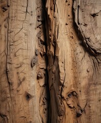 Weathered wood grain with visible knots and cracks,  natural, rustic,  grainy