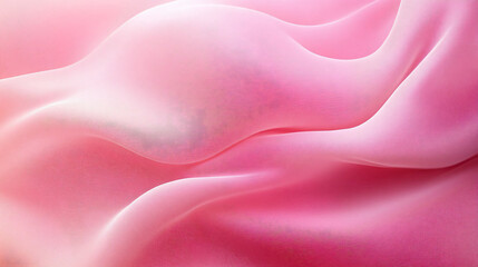 Obraz premium Soft pink fabric draped with gentle curves, perfect for wedding invitations, romantic events, or feminine branding. Ideal for serene and minimalist designs.