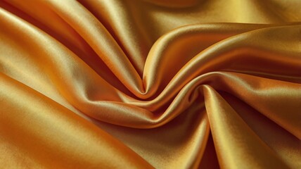 Yellow background cloth fabric orange color gradient texture pattern silk wave banner gold, fashion material backdrop poster for summer tropical travel holidays, satin mockup luxury premium.