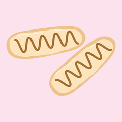 Kue Lidah Kucing is Indonesian Cookies for Eid Mubarak Celebration