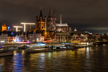Obraz premium Köln am Rhein