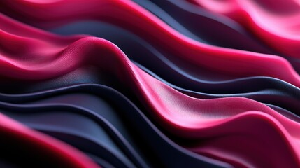 Obraz premium Elegant Wavy Lines in High Fidelity Textile Design