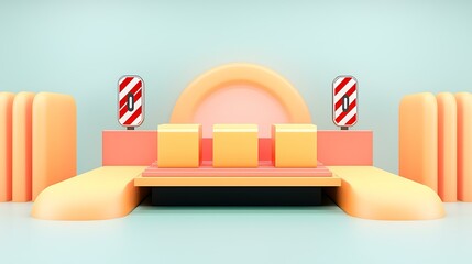 An automated sorting system routing packages into different zones.