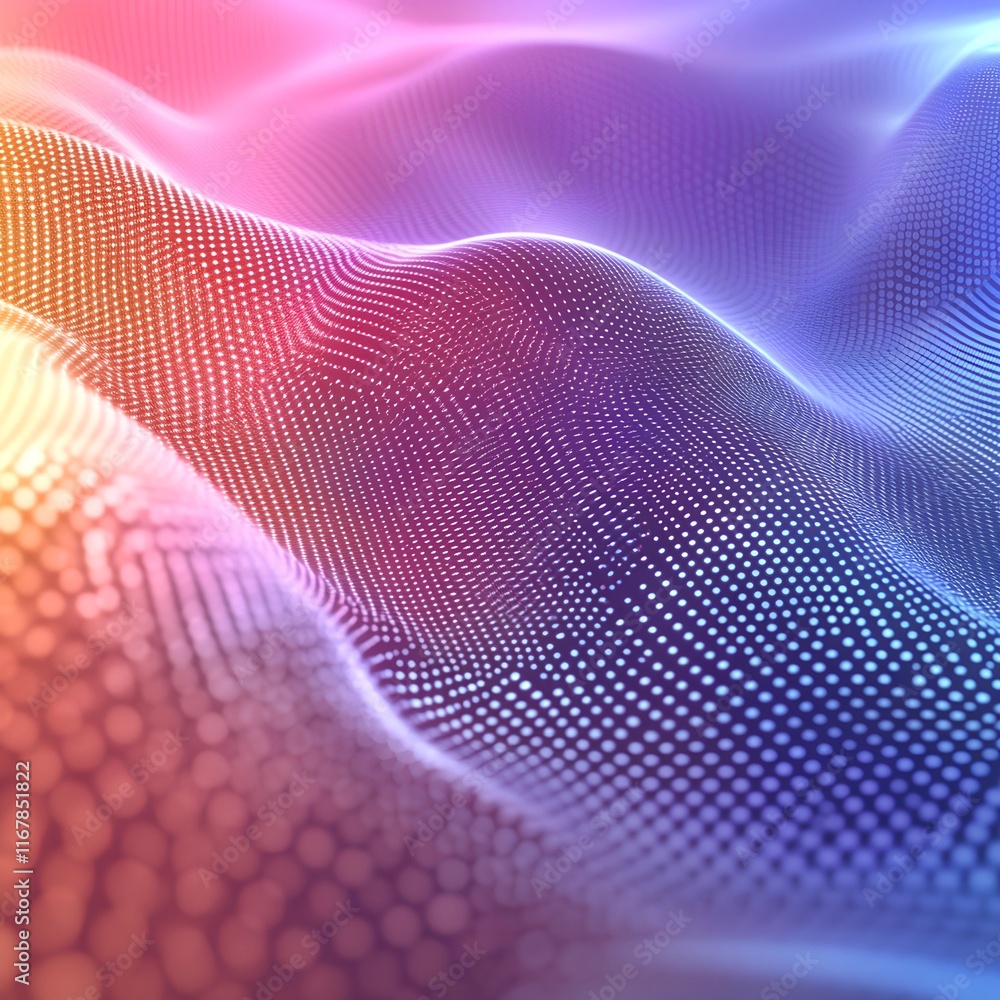 Poster seamless glowing mesh patterns texture