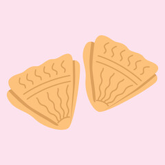 Semprong cake, a typical Indonesian snack