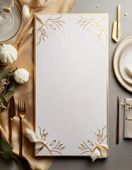 Minimalist Elegant Wedding Invitation Background