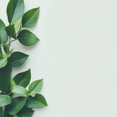 Fototapeta premium Leaf green leaves background