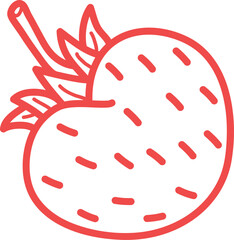 Hand Drawn Strawberry