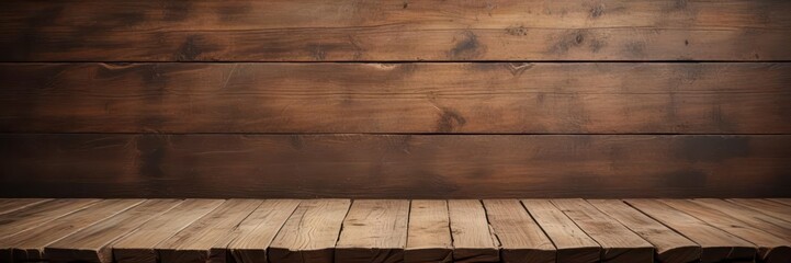 Rough textured wooden plank on a worn brown grunge background, wooden planks, , rocky terrain