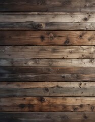 Naklejka premium Reclaimed wood banner with hand-painted grunge-inspired design in muted colors, rustic charm, wall art, muted colors