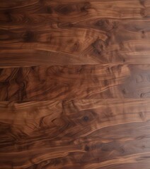 Fototapeta premium Smooth black walnut wood surface from two boards oil finished, oil, rich, Smooth