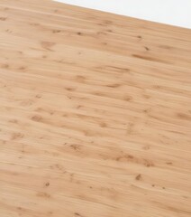 Fototapeta premium Wooden table top corner isolated on white background, modern look, clean cut, clipping path