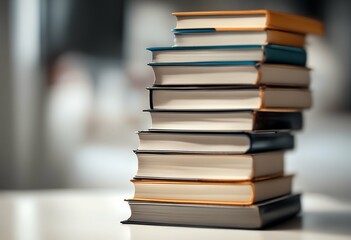 books colored glossy isolated white 2