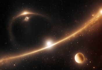 revealing locked dance c. gravitational embrace mysterious two celestial bodies