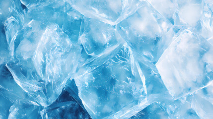 Obraz premium Abstract geometric blue ice, sharp angles, crystalline texture, cool background, glacial texture. Crystaline. Illustration