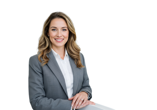 Business woman isolated. Illustration AI Generative. - Powered by Adobe