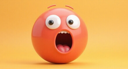 Fototapeta premium funny tomato cartoon, cartoon, smiley, smile, emoticon, face, fruit, illustration, apple, 3d, happy, smiling, vector, icon, food, tomato, funny, character, cute, symbol, expression, yellow, healthy, h