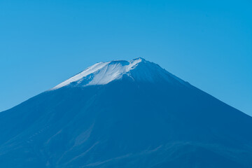 Fuji mountain in Japan Beautiful tourist attractions that show the culture, traditions, visitors can visit every day, Iconic and Symbolic Mountain of Japan. Landscape of Fujisan at Kawaguchiko.
