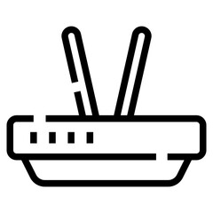 Router Line Icon