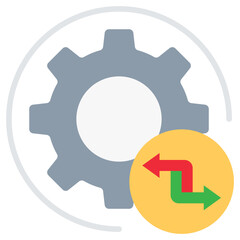 Obraz premium Change Control Icon