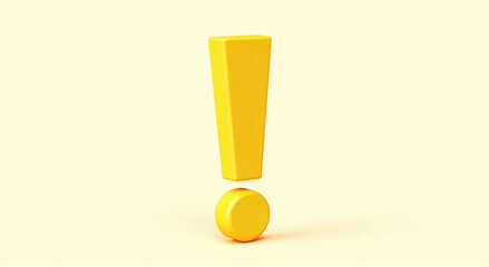 exclamation mark, exclamation, mark, icon, sign, symbol, point, warning, attention, 3d, illustration, danger, button, design, vector, business, gold, web, exclamation mark, information, question, obje