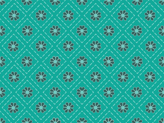 Seamless vintage floral damask pattern for wallpaper decoration, background design, retro fabric pattern.